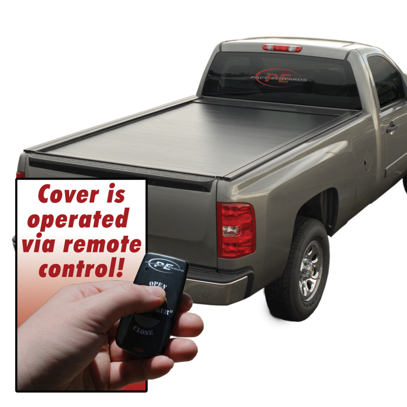 GMC Sierra HD Retractable Bed Cover - Pace Edwards - Explorer Series - Black - `07-`13